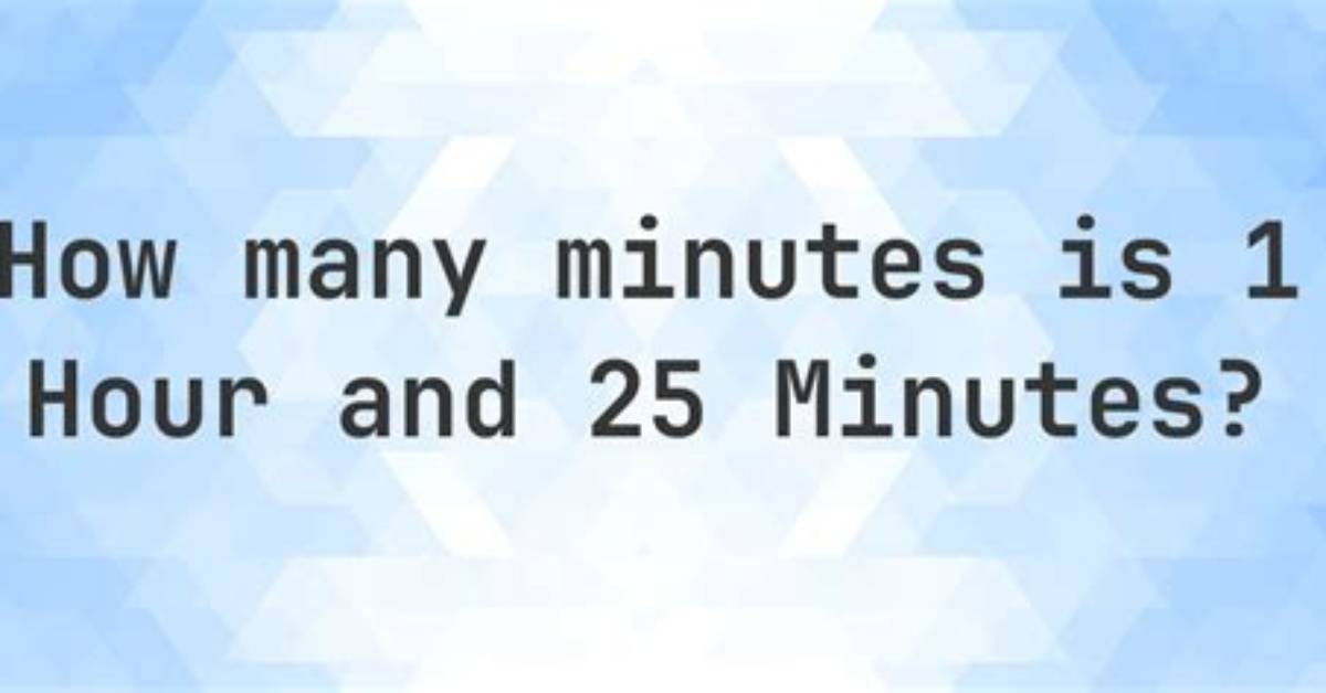 1.25 Hour