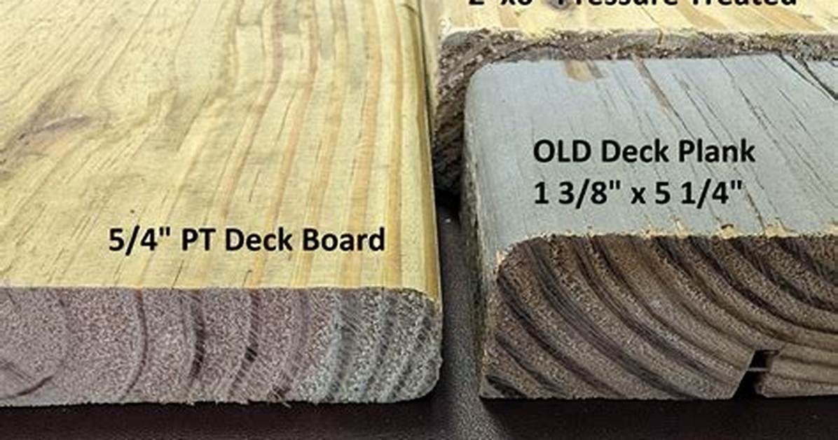 1×4 Deck Boards