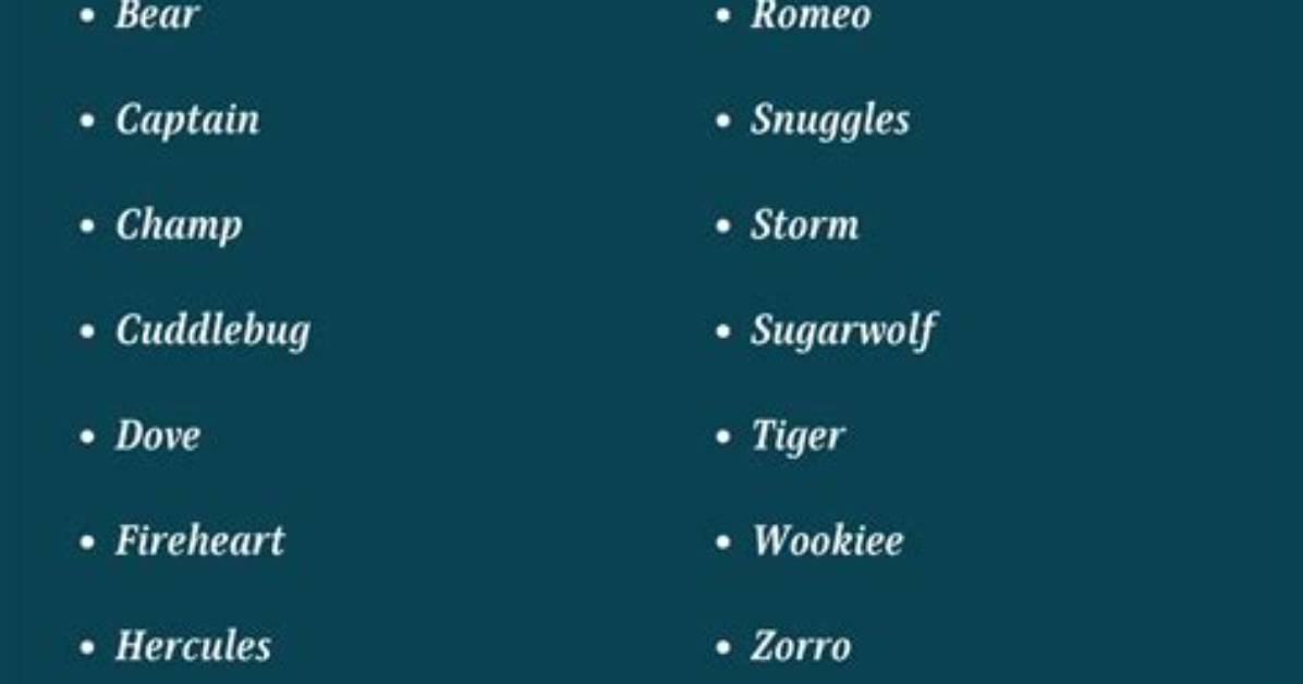 100+ Best Boyfriend Nicknames from Cute to Flirty