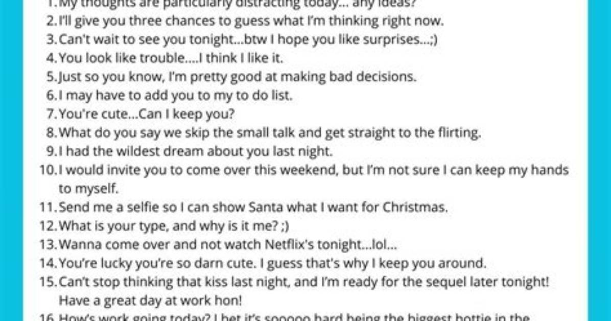 100+ Sweet Random Texts to Make Her Smile and Feel Special