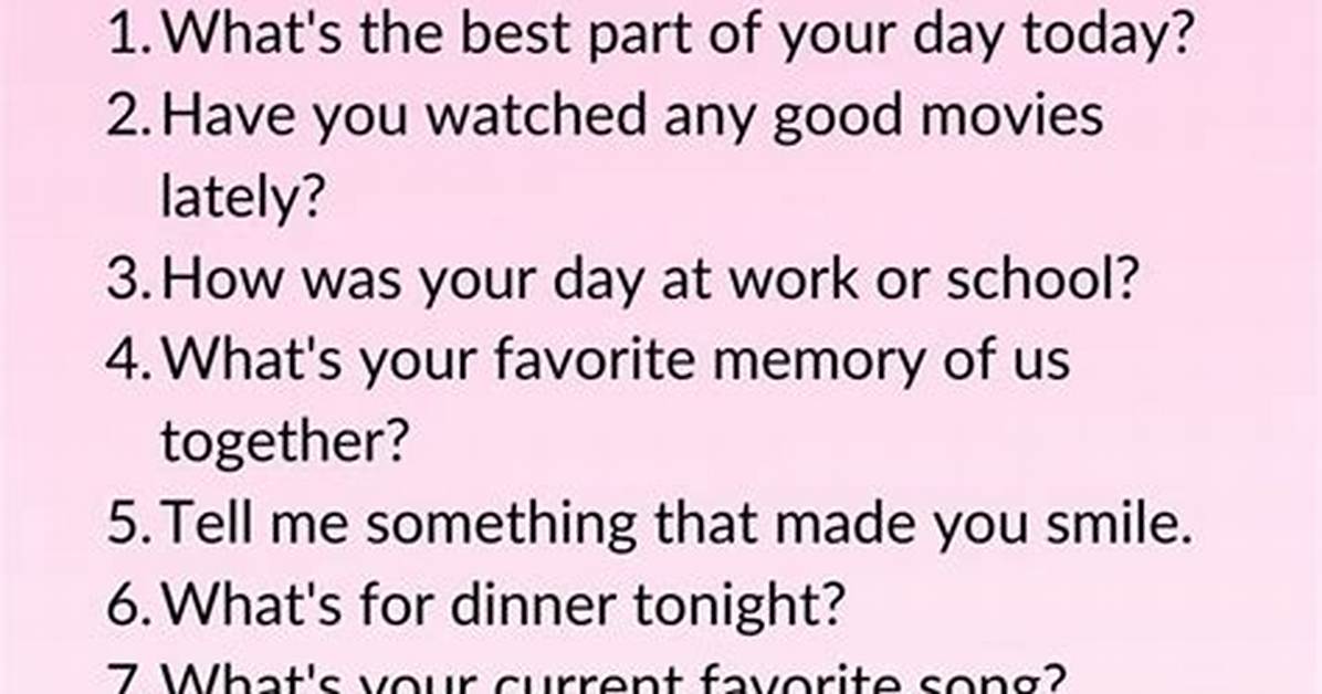 101 Long Distance Relationship Questions to Maintain the Spark