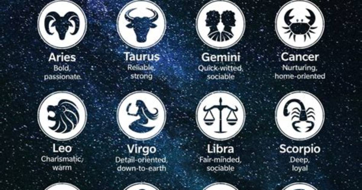 12 Zodiac Sign of Master Switch Words in Astrology