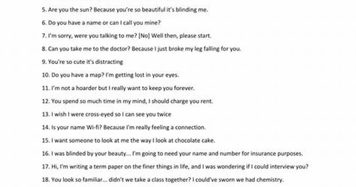 120+ Best Instagram Pick up Lines to Send Your Crush in a Dm