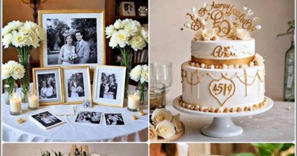 15 Memorable 50Th Wedding Anniversary Ideas to Celebrate Your Love