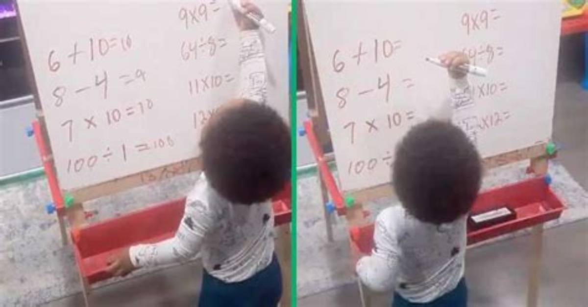 2-Year-Old Math Whizz Solves Complex Sums with Ease, Tiktok Video Clocks 15.2M Views