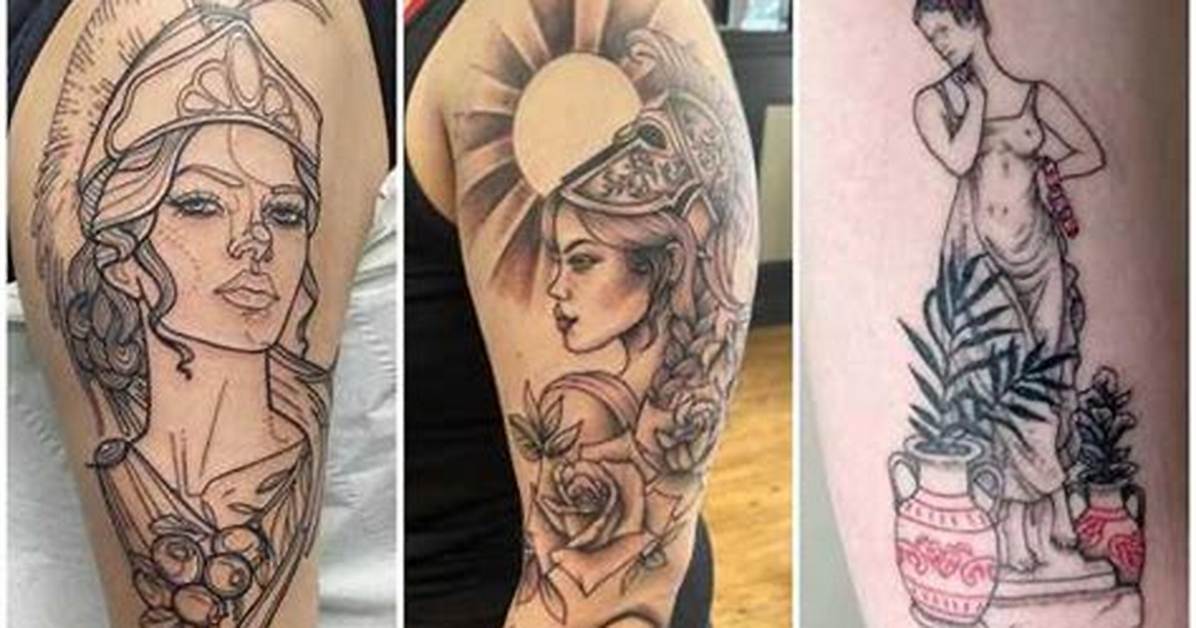 20 Cutest Feminine Greek Goddess Tattoos with Their Meanings