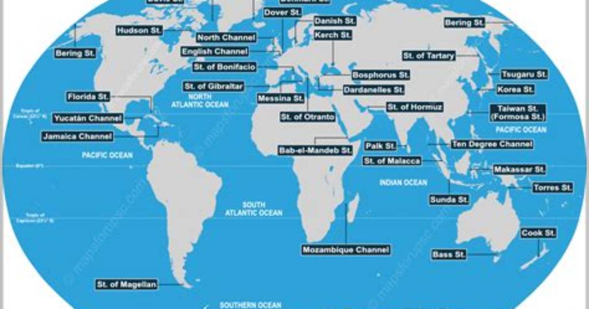 20 Straits, Channels and Canals of the World Quiz
