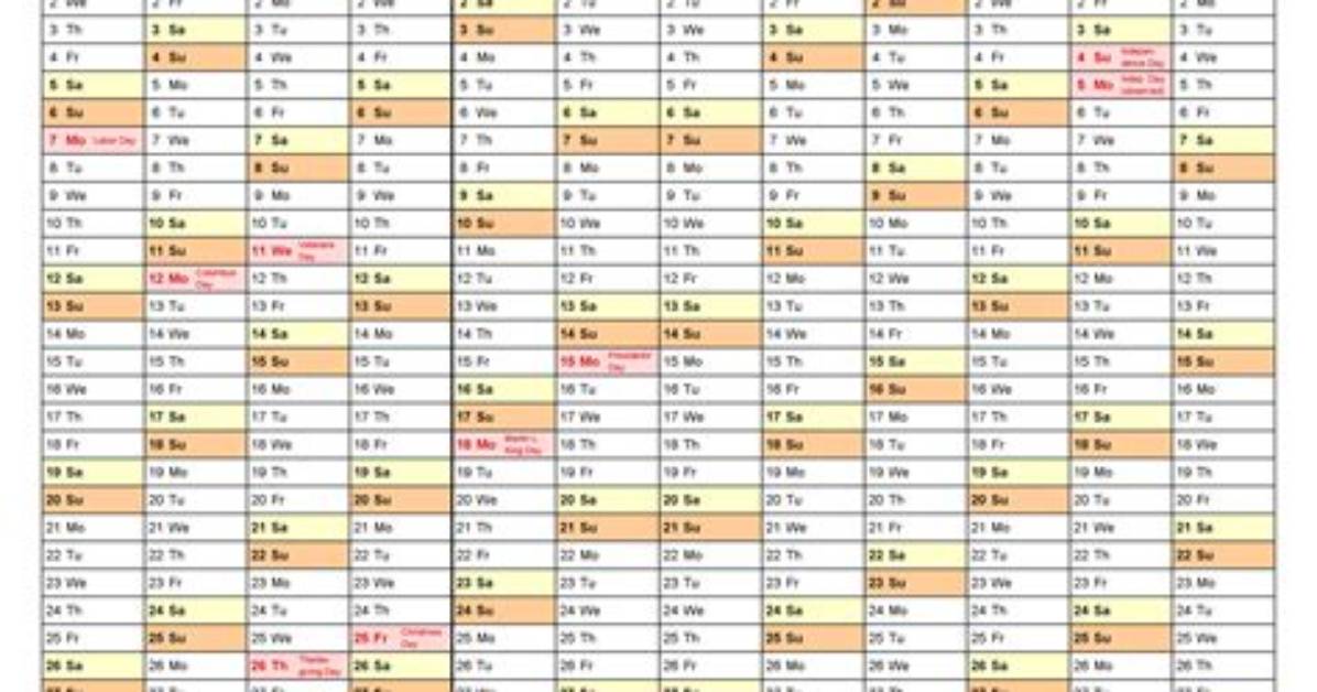 2020 - 2021 Academic Calendar