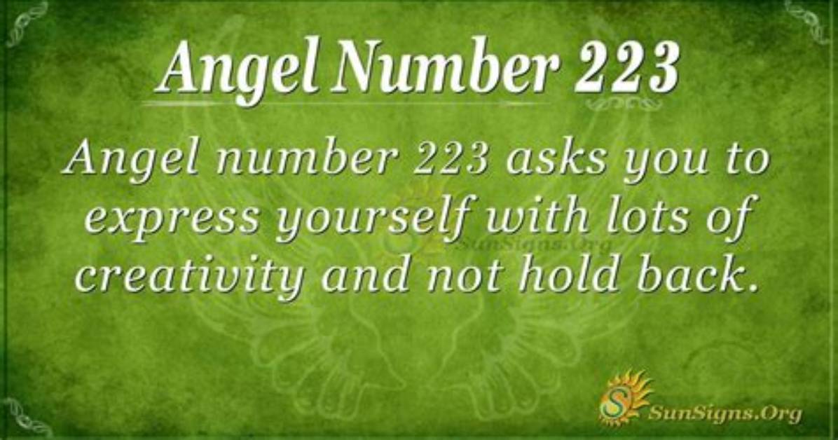 223 Angel Number Meaning Explained