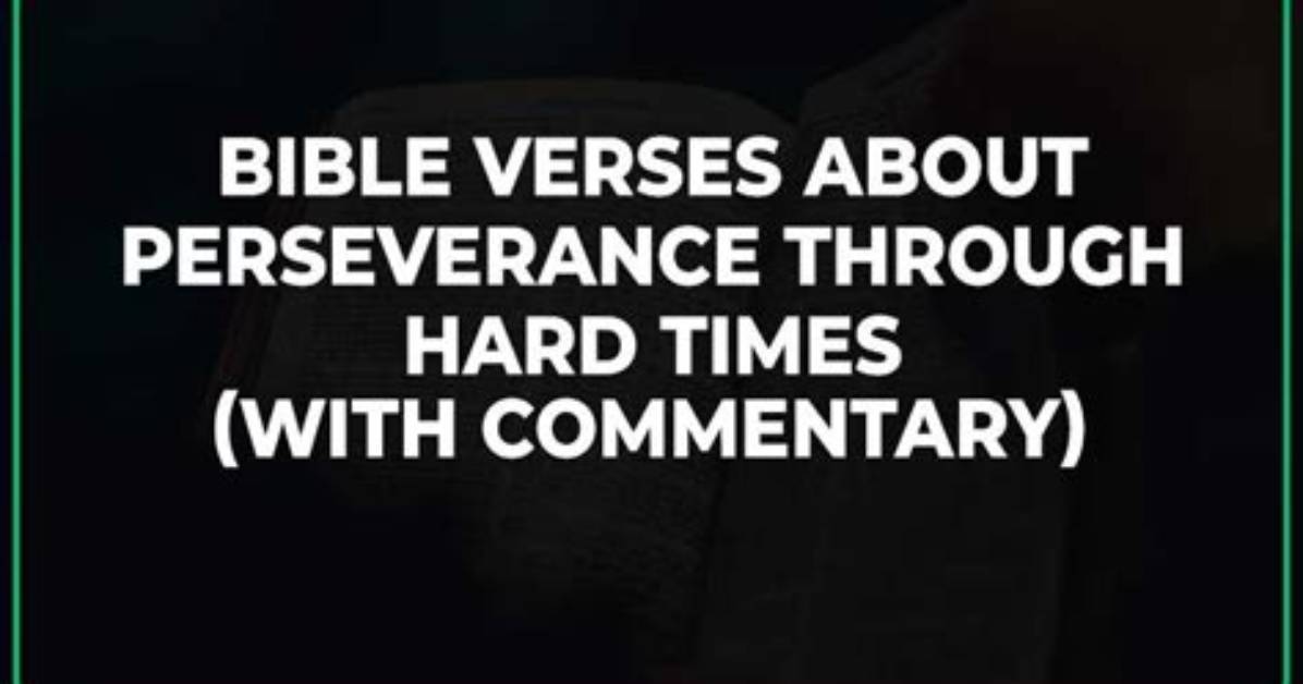 25 Perseverance Bible Verses - Scripture About Hard Work