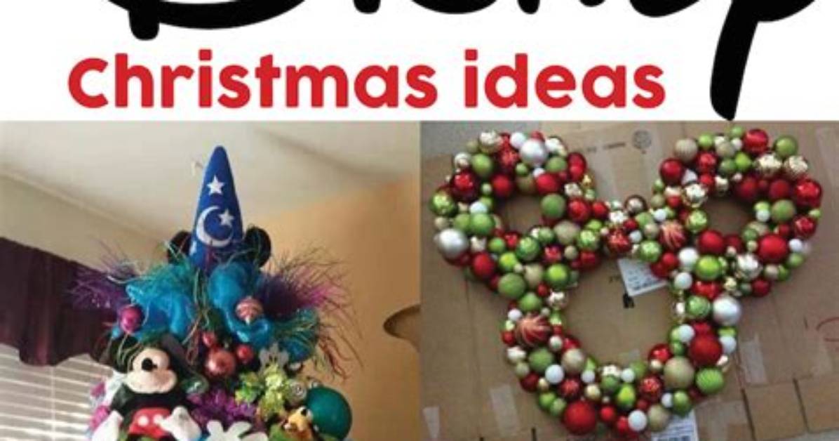 26 Diy Disney Christmas Decorations