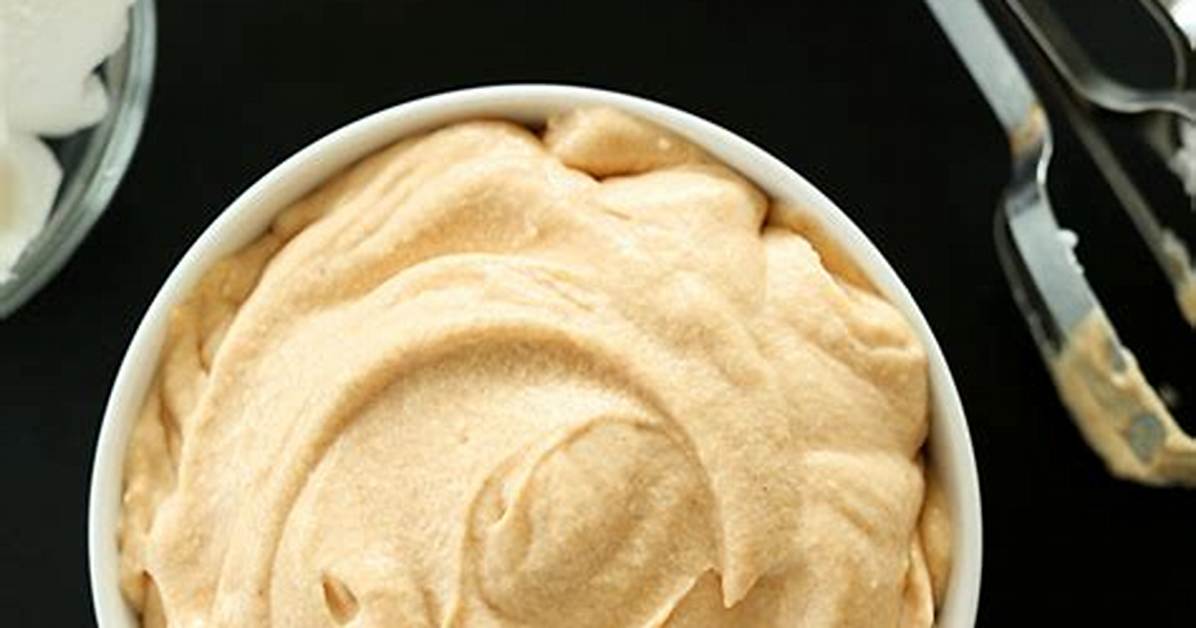 3-Ingredient Vegan Peanut Butter Mousse