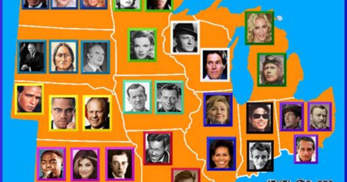 ***30 Famous People from Midwest Usa*** Quiz
