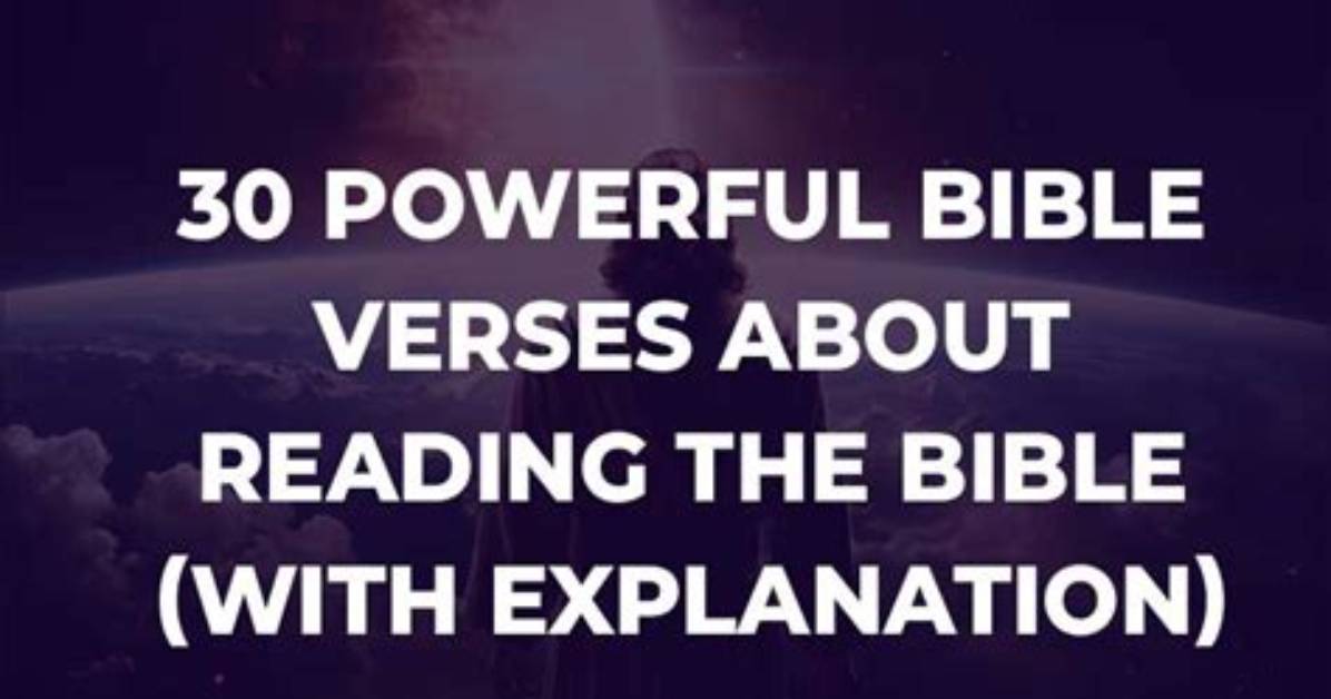 30 Powerful Bible Verses About Reading the Bible Every Day