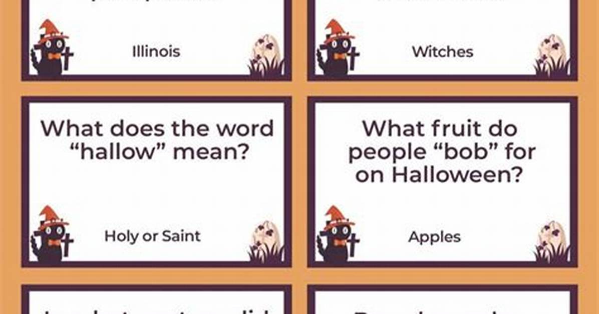32 Fun Halloween Trivia Questions & Answers for Adults and Kids