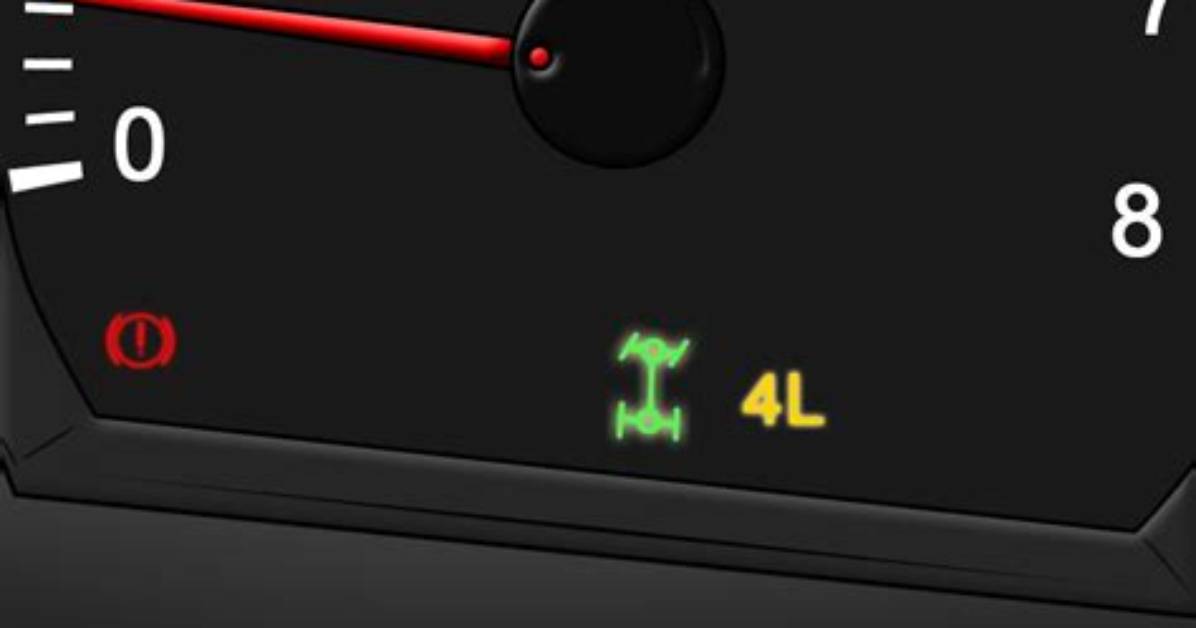 4 Wheel Drive Indicator Light