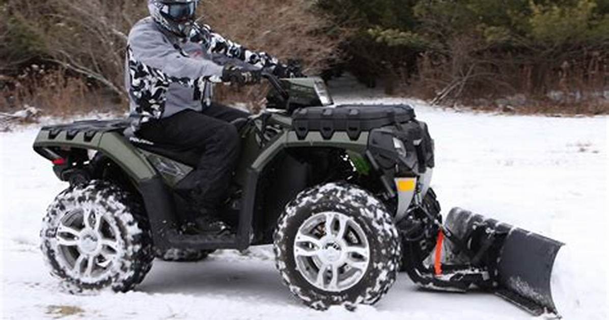4 Wheeler with Plow