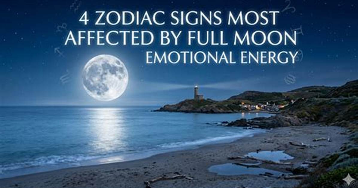 4 Zodiac Signs Most Affected by Full Moons