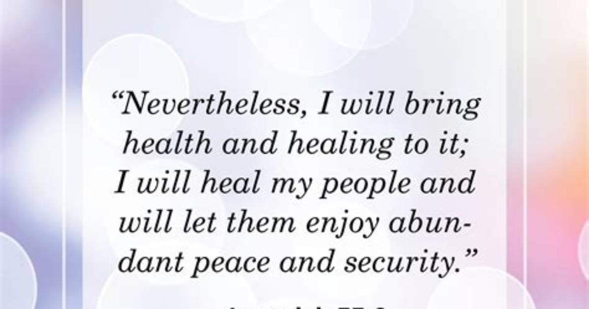45 Bible Verses About Healing for Comfort and Strength
