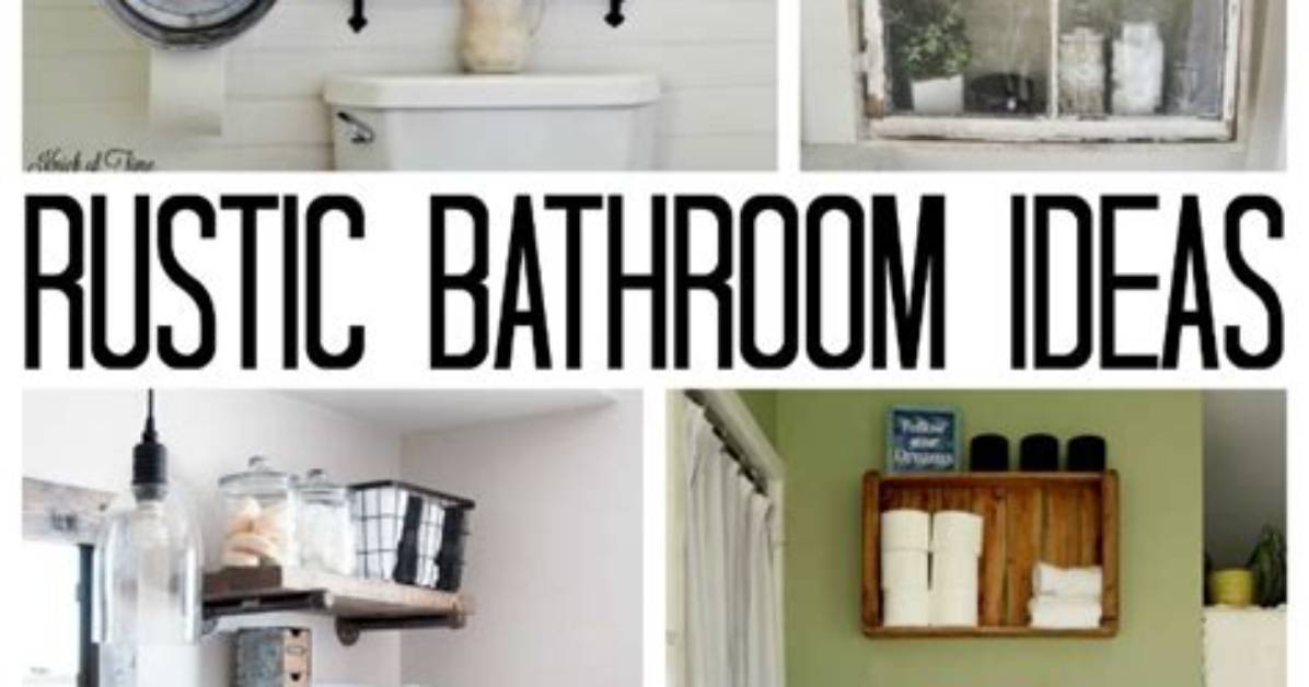 47 Rustic Bathroom Decor Ideas