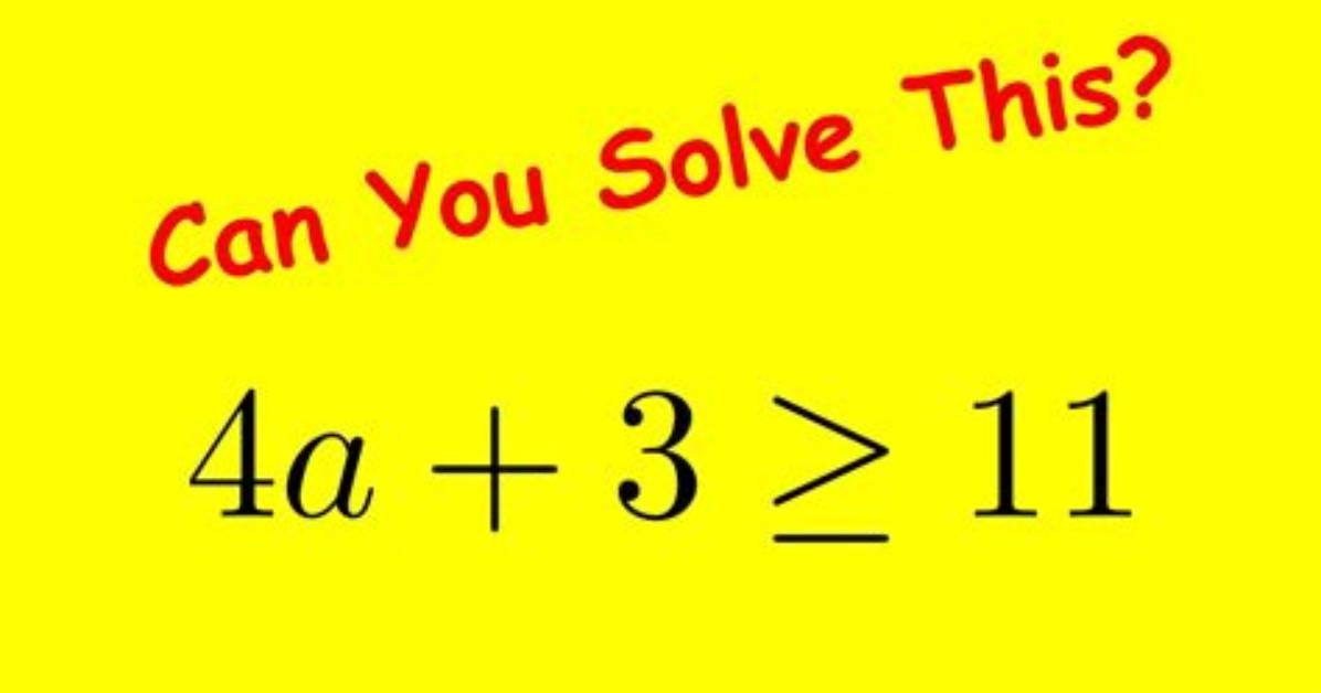 4A-3=11