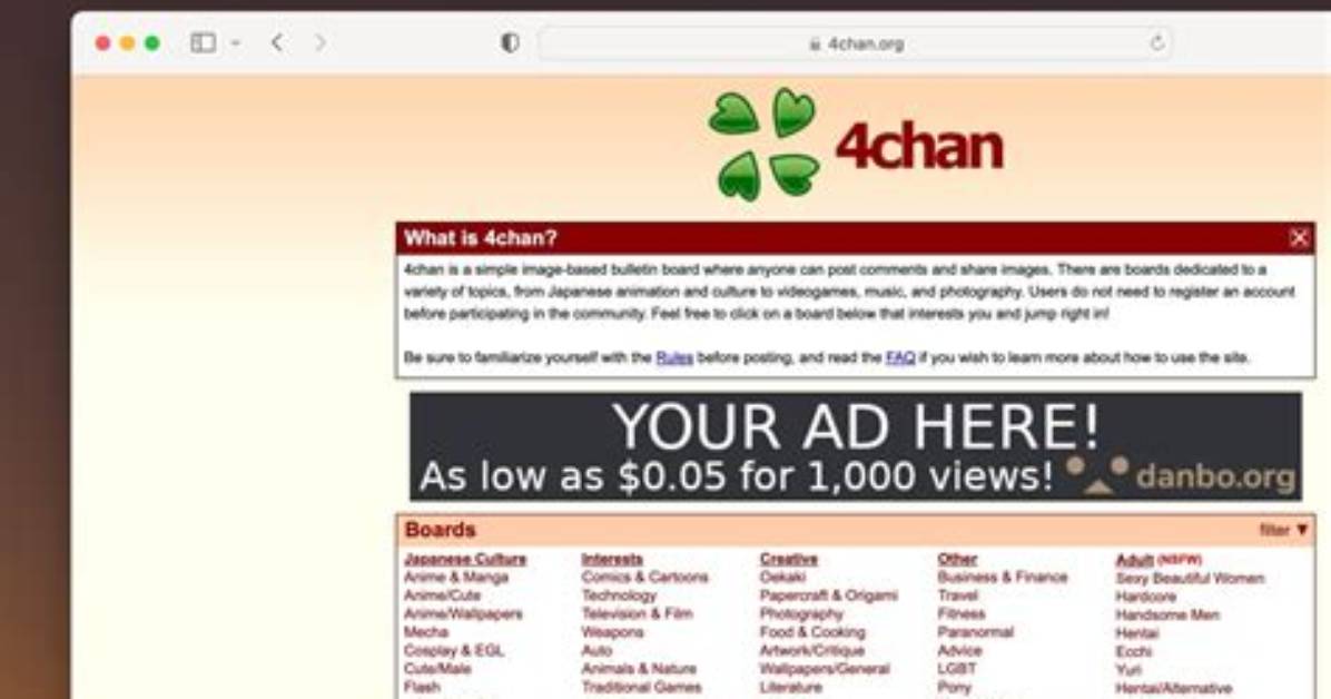 4Chan. Org Login Safely, Analysis & Comments