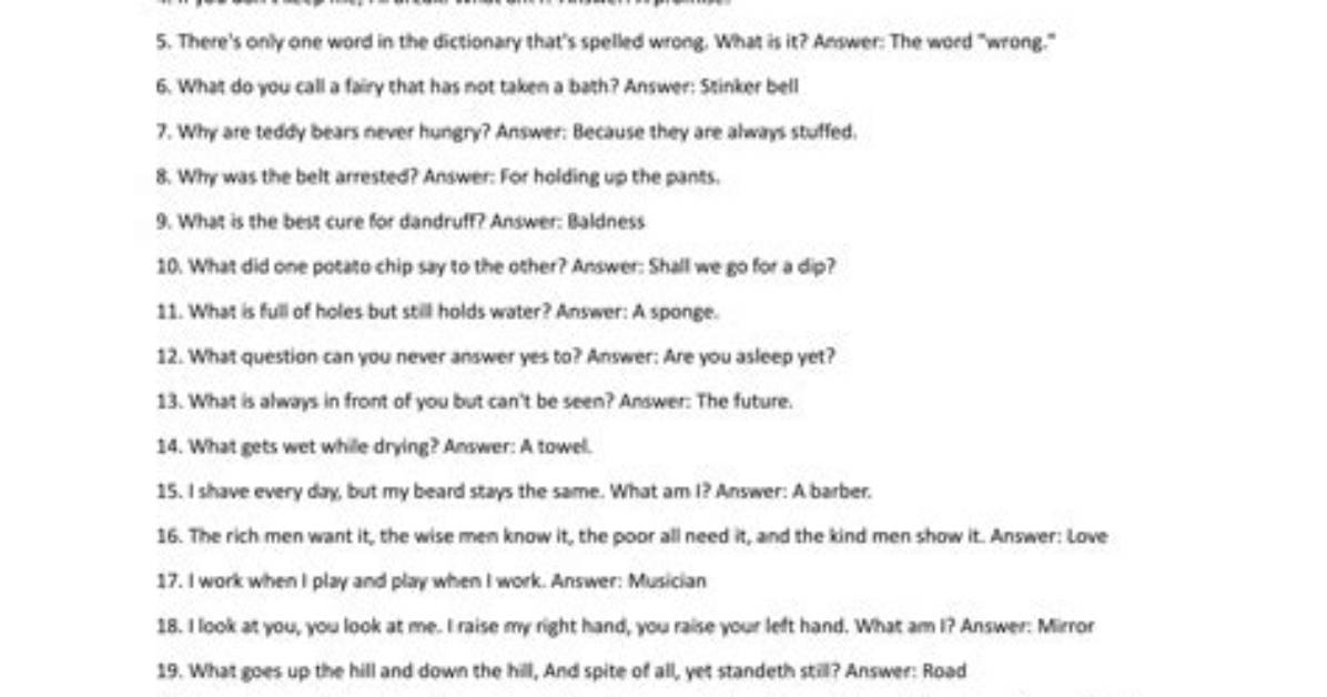 50 Riddles for Adults (With Answers) That Get You Thinking