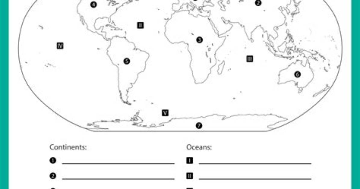 7 Continents and 4 Oceans Quiz
