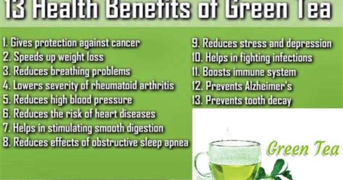 7 Health Benefits of Green Tea