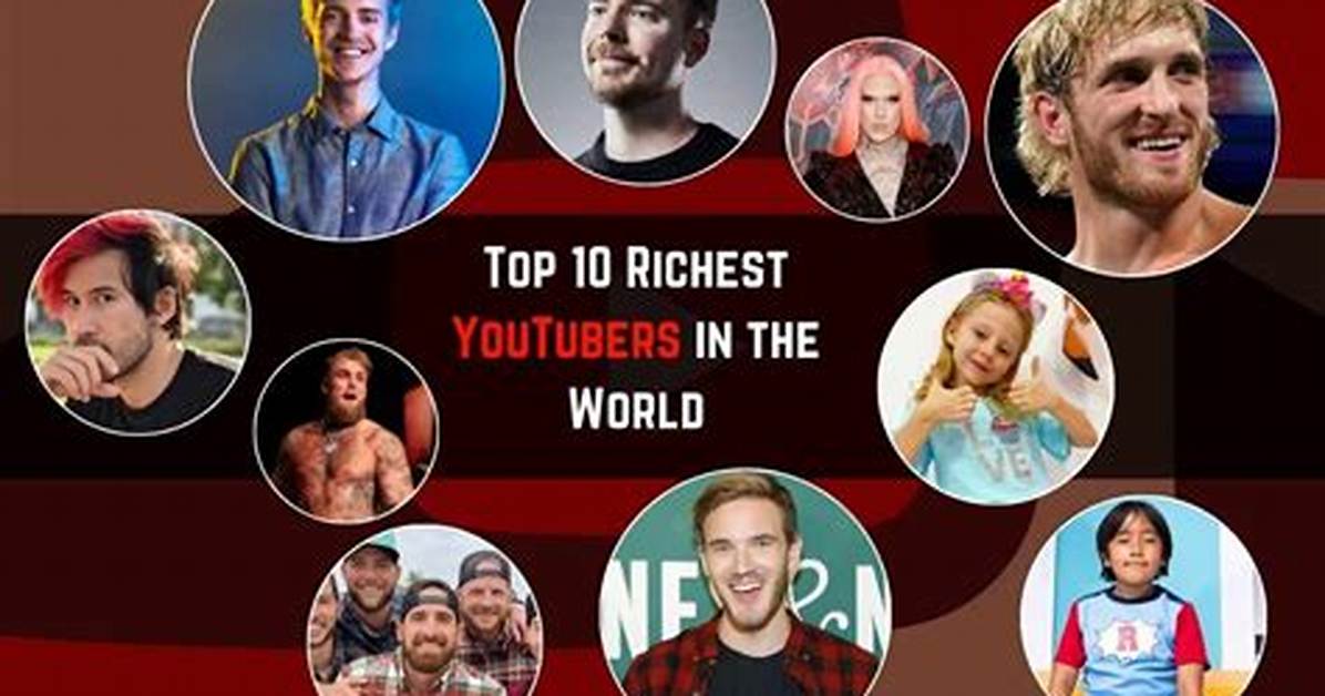7 of the Richest Youtubers in the World