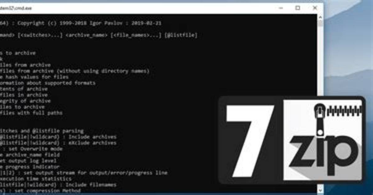 7Zip Command Line - Extract All Files in a Folder Except *. Exe