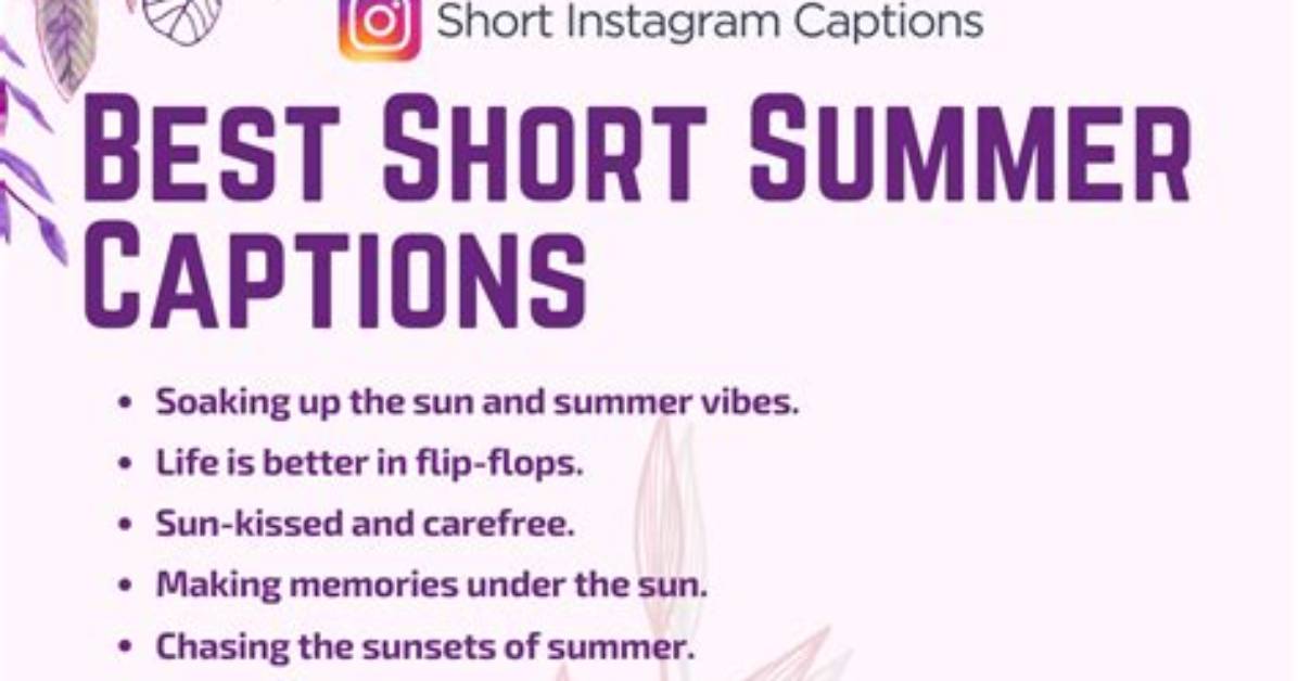 80 Cute and Funny Summer Instagram Captions 2023