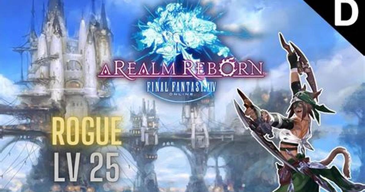 A Realm Reborn Will Get Rogue Class and Ninja Job with Dual Wielding