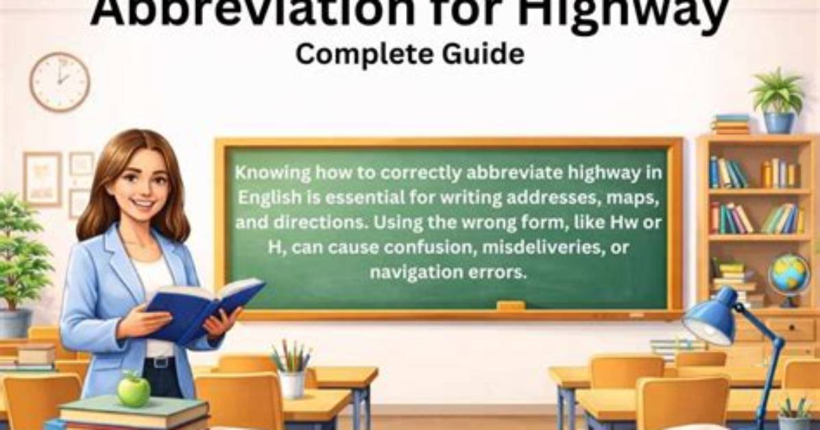 Abbreviation for Highway