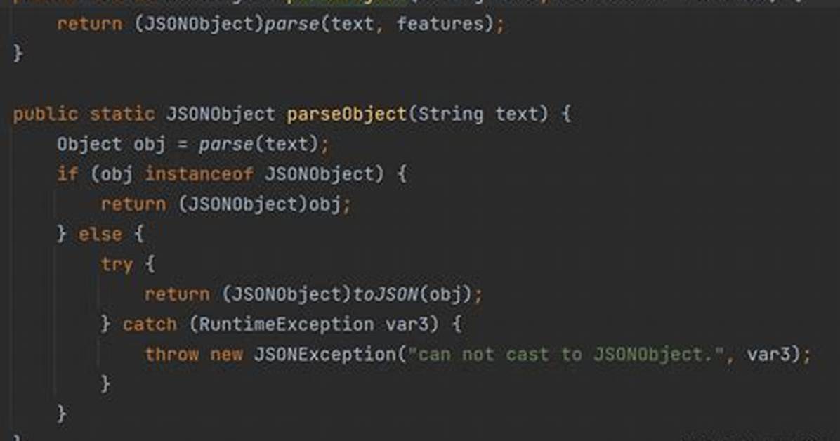 About Java Com. Alibaba. Fastjson. Jsonobject Class Extends, How to Correct Mistake?