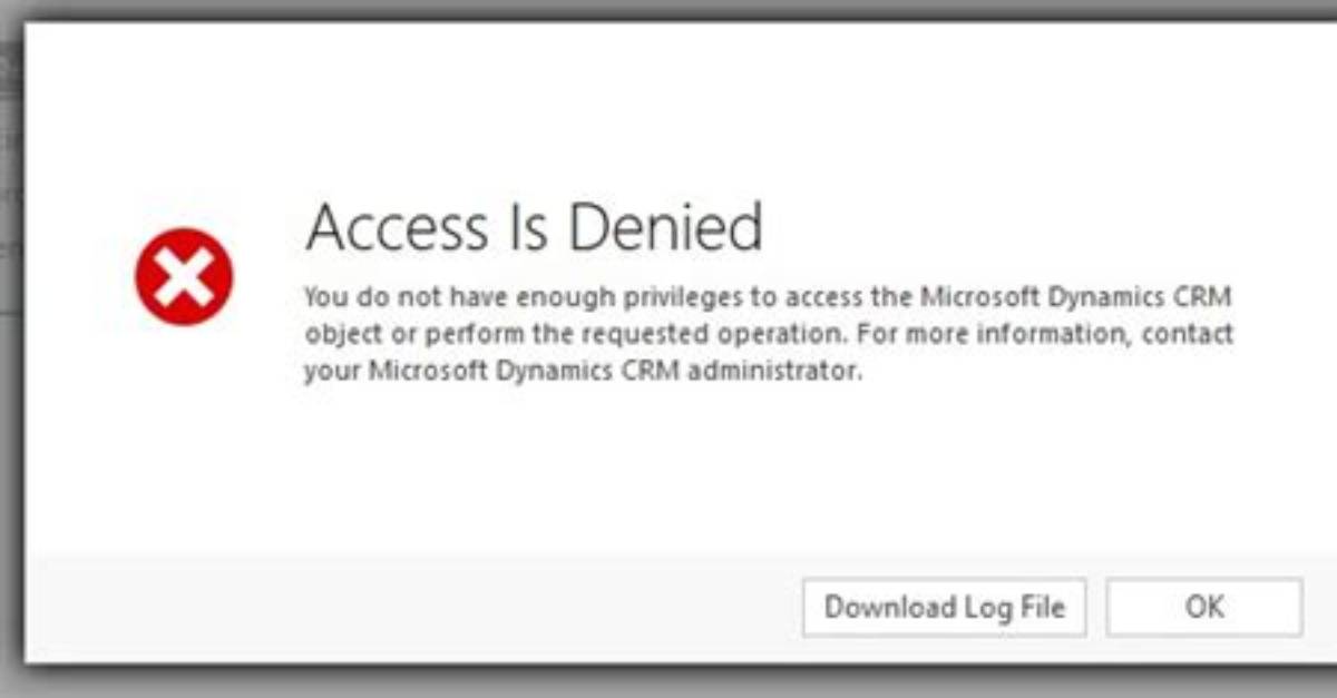 "Access Denied" Error on Various Operations When Using Limited Account
