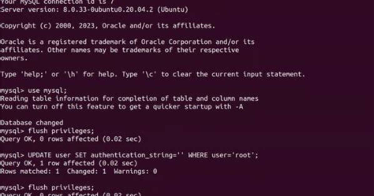 Access Denied for User 'Debian-Sys-Maint' - Installing Mysql?