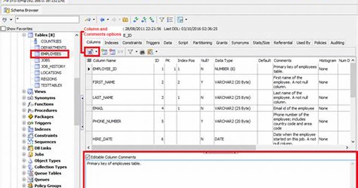 Accessing Table and Column Comments in Oracle for Tables in Sql Server via Databaselink