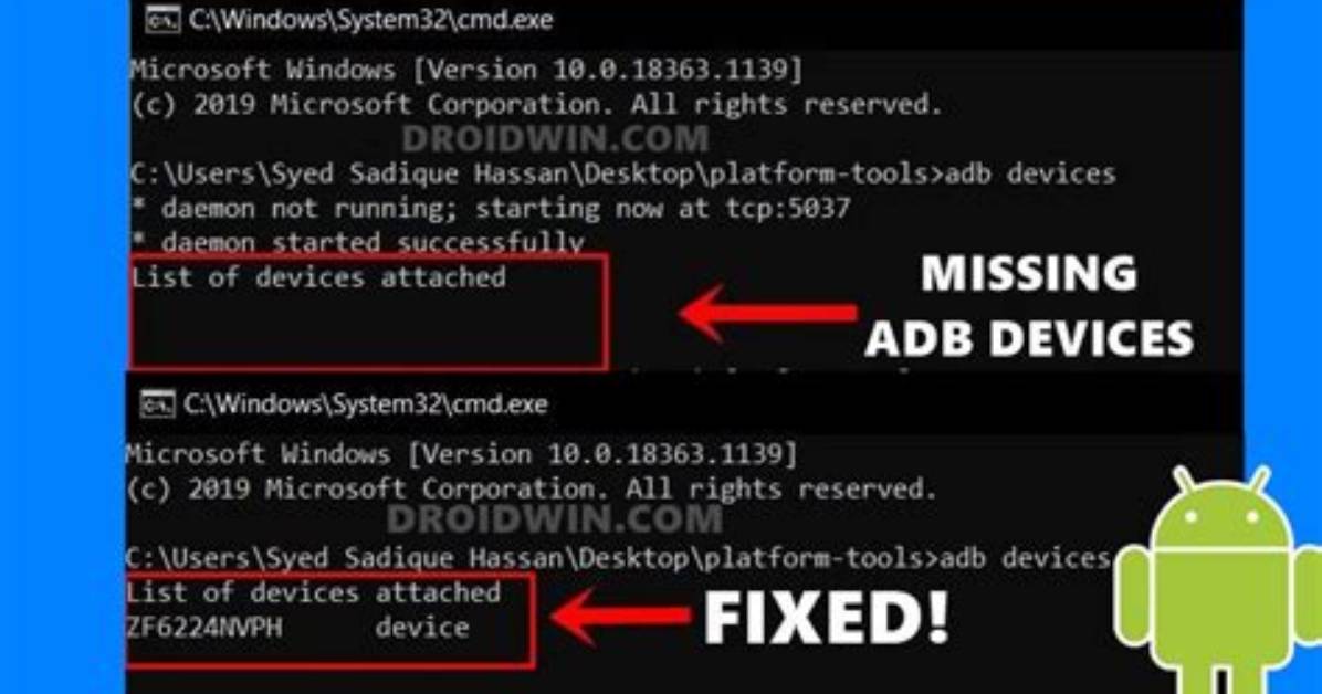 Adb No Devices Found