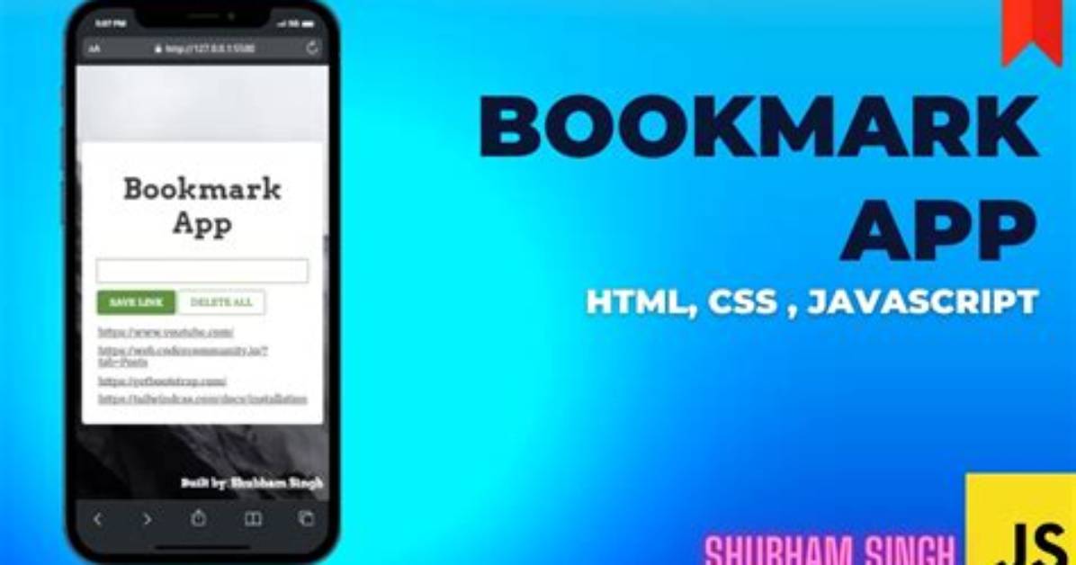 Add a Bookmark That Is Only Javascript, Not a Url