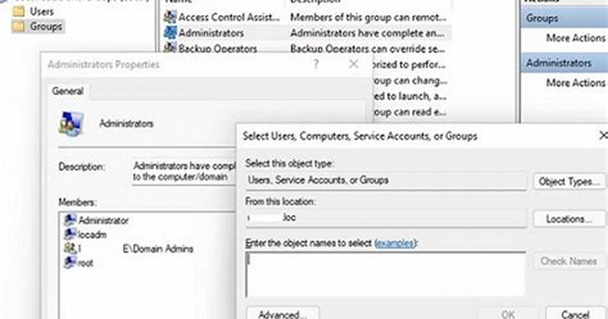 Add Domain Group to Local Computer Administrators Command Line