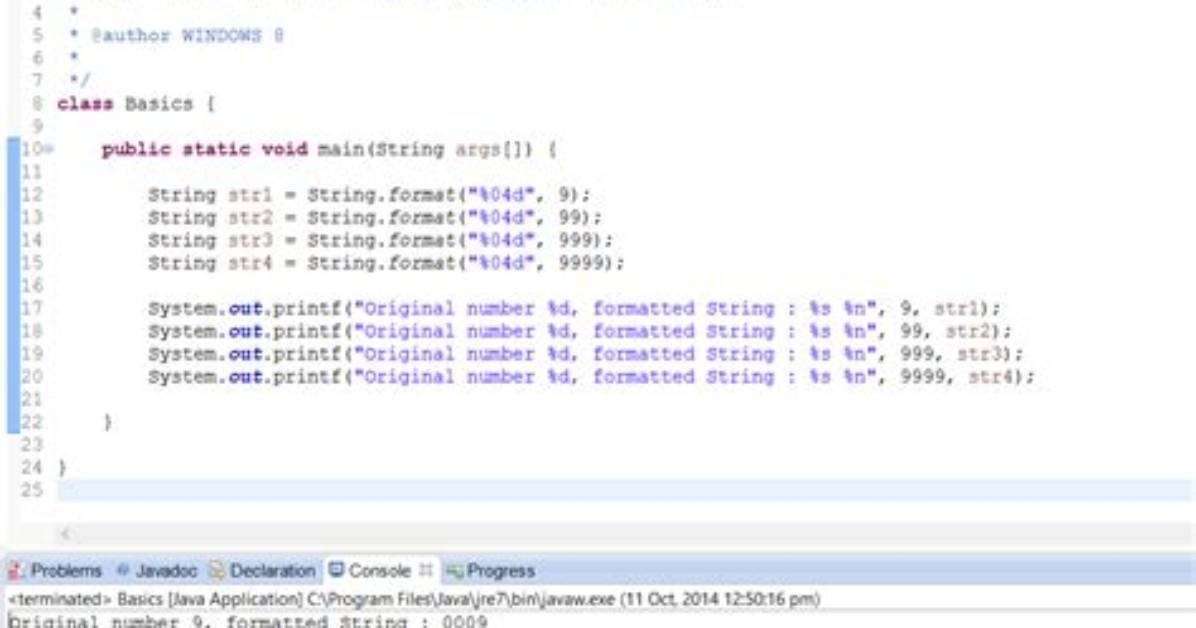 Add Leading Zeroes to Number in Java? [Duplicate]