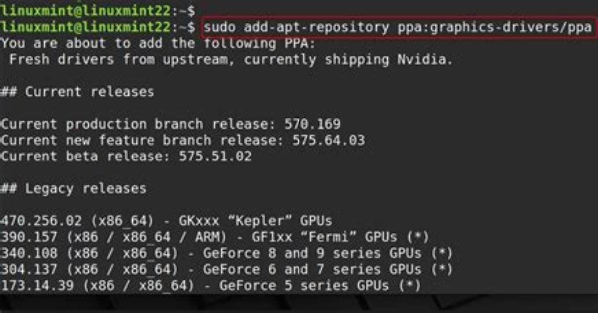 Added Graphics-Drivers Ppa, but No Packages Appear