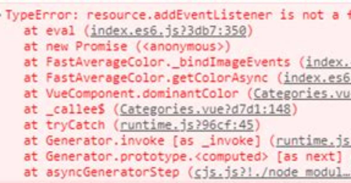 ". addEventListener Is Not a Function" Why Does This Error Occur?