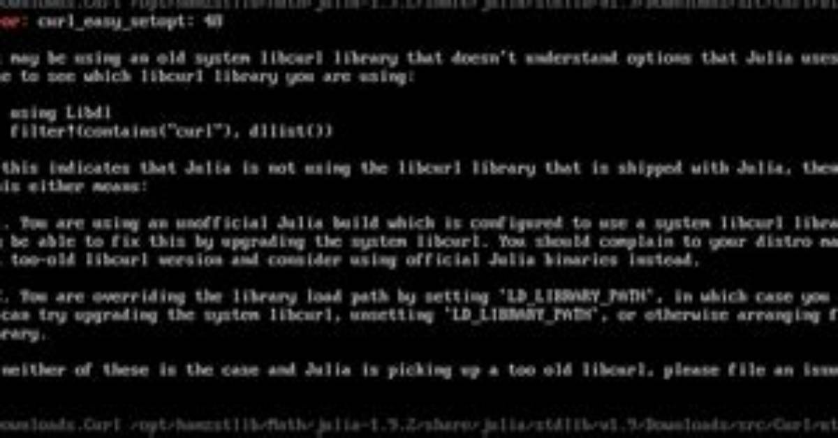 Adding a Package in Julia "Error the Following Package Names Could Not Be Resolved"