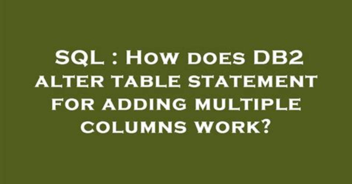 Adding Columns to the Db2 Plan_Table Table by Importing Dml - Documentation for Alter and Bmc Ami Change Manager for Db2 13.1