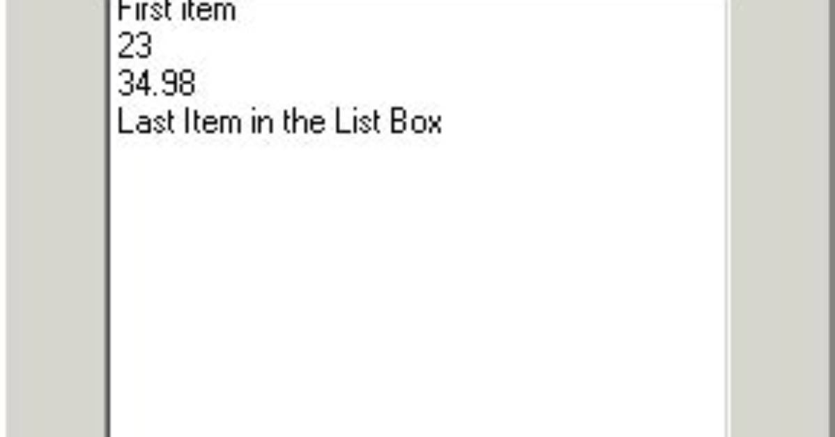 Adding Items from a Listbox into the Clipboard in a Excel Paste Friendly Format