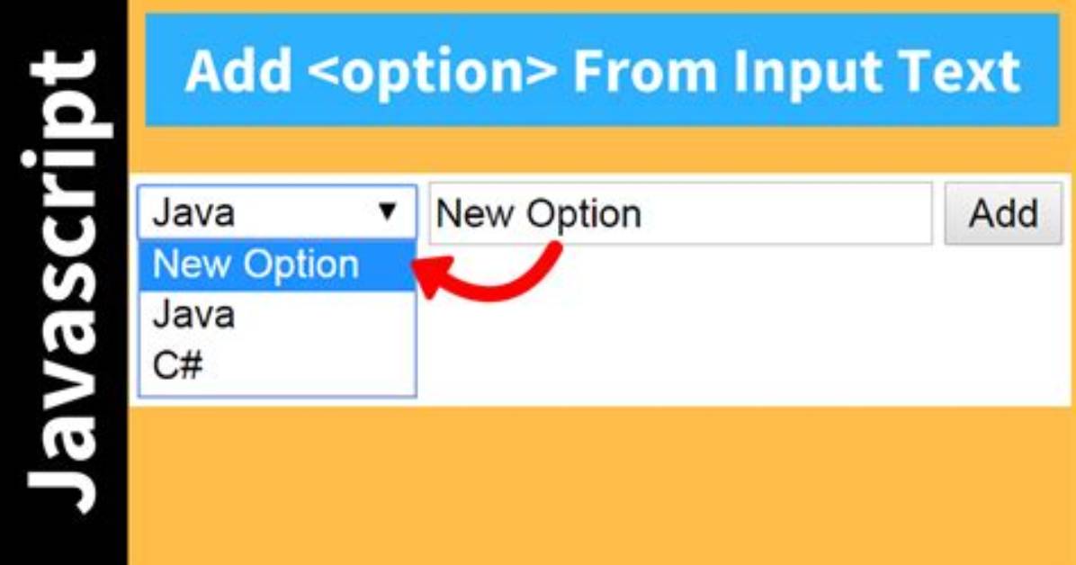 Adding Options to Select with Javascript