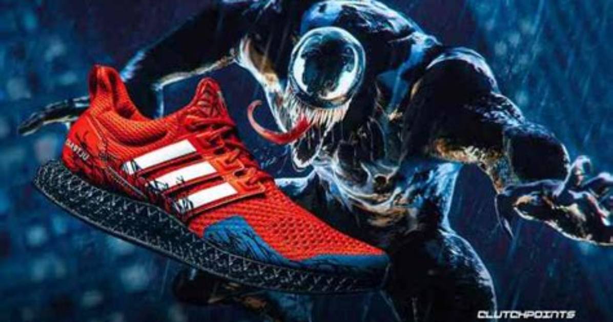 Adidas Releases Epic Venom-Inspired Spider-Man Sneakers