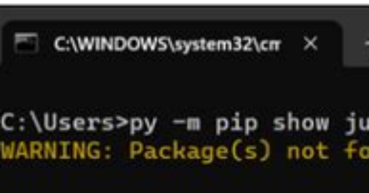 After Installing with Pip, "Jupyter: Command Not Found"